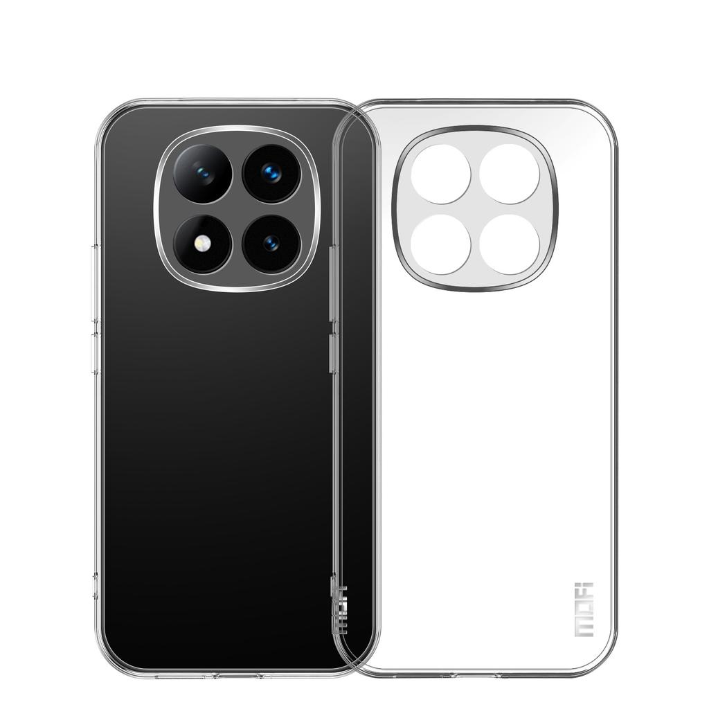 Para Xiaomi Poco M8 5G/Redmi Note 15 5G (Global)/15 4G (Global) Funda de Teléfono Transparente MOFI Ultrafina TPU Cubierta Trasera para Teléfono