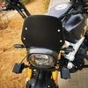 Motorcycle Universal Black Windshield Wind Deflector Windscreen Fairing