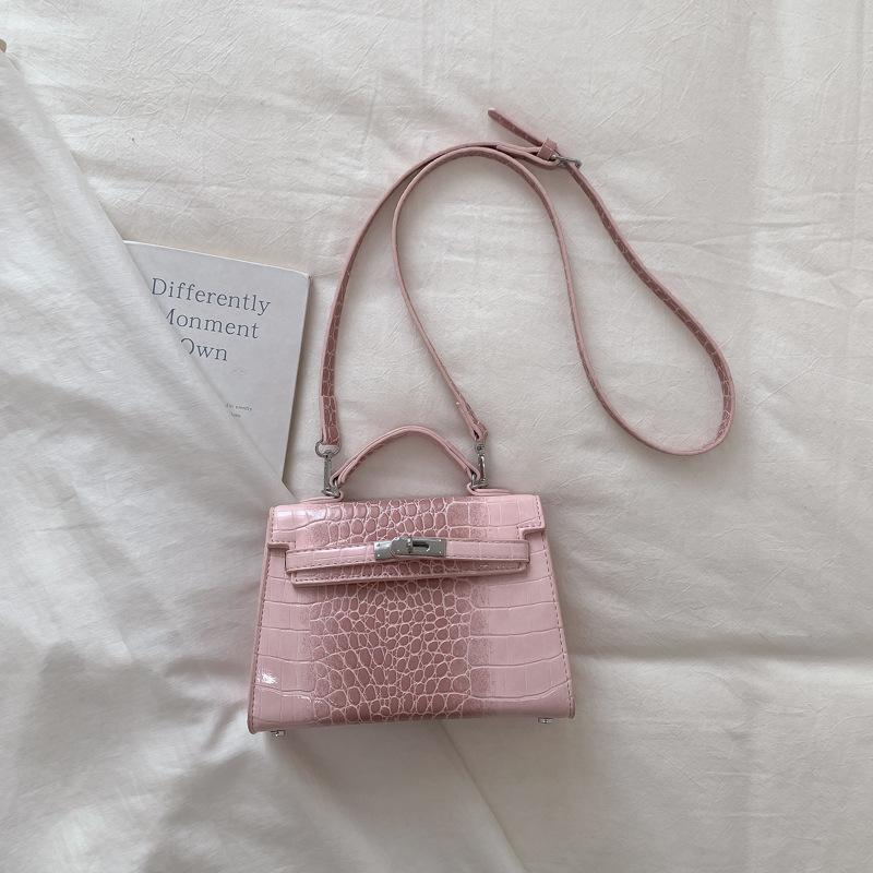 Modna Torba ze Wzorem Krokodyla - Torebka na Ramię - Wszechstronna i Stylowa Torba Crossbody