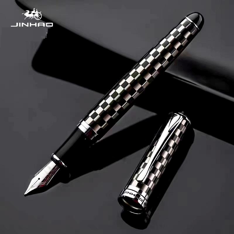 Jinhao X750 Luxury Fountain Pen Metal 0.5MM Medium Nib Calligraphy Writing Pens School Useful Office School Stationery Supplies