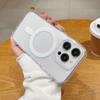 Luxury Magnetic Wireless Charge For Magsafe Case for iPhone 17 16 15 14 13 12 11 Pro XR XS Max Plus Mini Transparent Back Cover