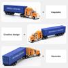 Big Truck Semi Little Blue Toy Trucks Trailers Boys Kids Plaything Mini Container Toys Toy's
