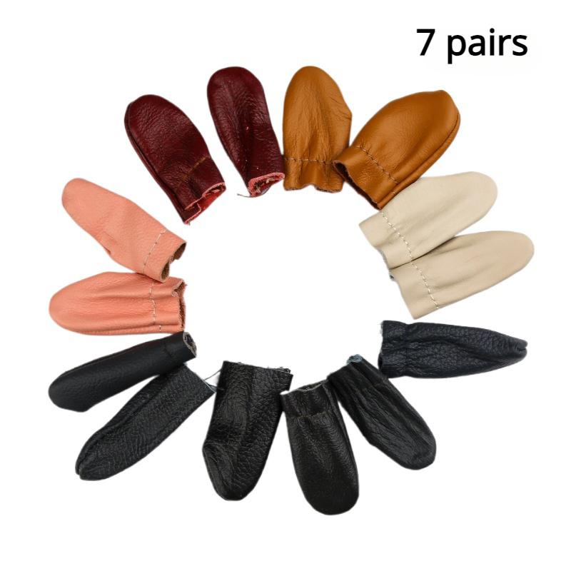 3/5/7/9/11 On Leather Thumb Protection Thimble Fingertip Shielding Hand Sewing Sewing Flexibility