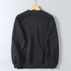 Men's Autumn and Winter Crew Neck Pullover Sweatshirt with Heavy Embroidery, Loose Casual Top, Trendy