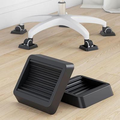 1 Stück Stuhlrollenfüße Anti-Rutsch-Matte Bürostuhl Radstopper Möbel Caster Cup Hartholzbodenschutz Anti-Vibrations-Pad