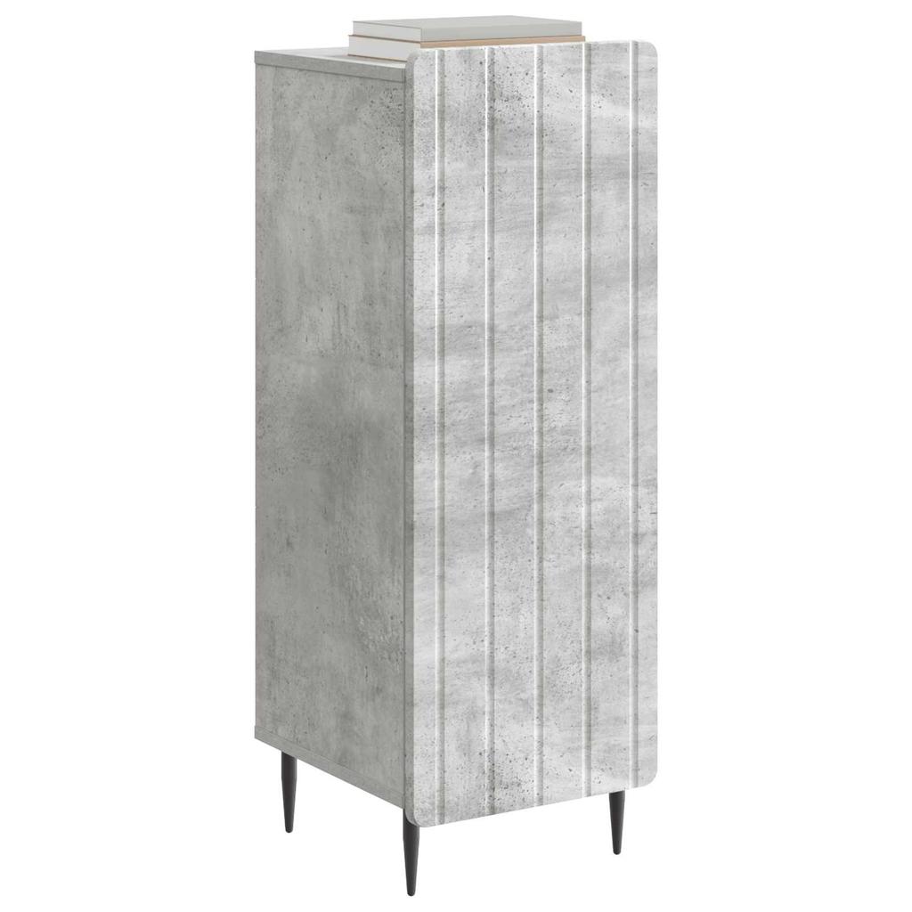 Sideboard Concrete Grey 34.5 x 33 x 92 cm Particleboard
