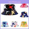 Korean Hip Hop Double-sided Bucket Hat With Custom Print For Fashion-forward Summer