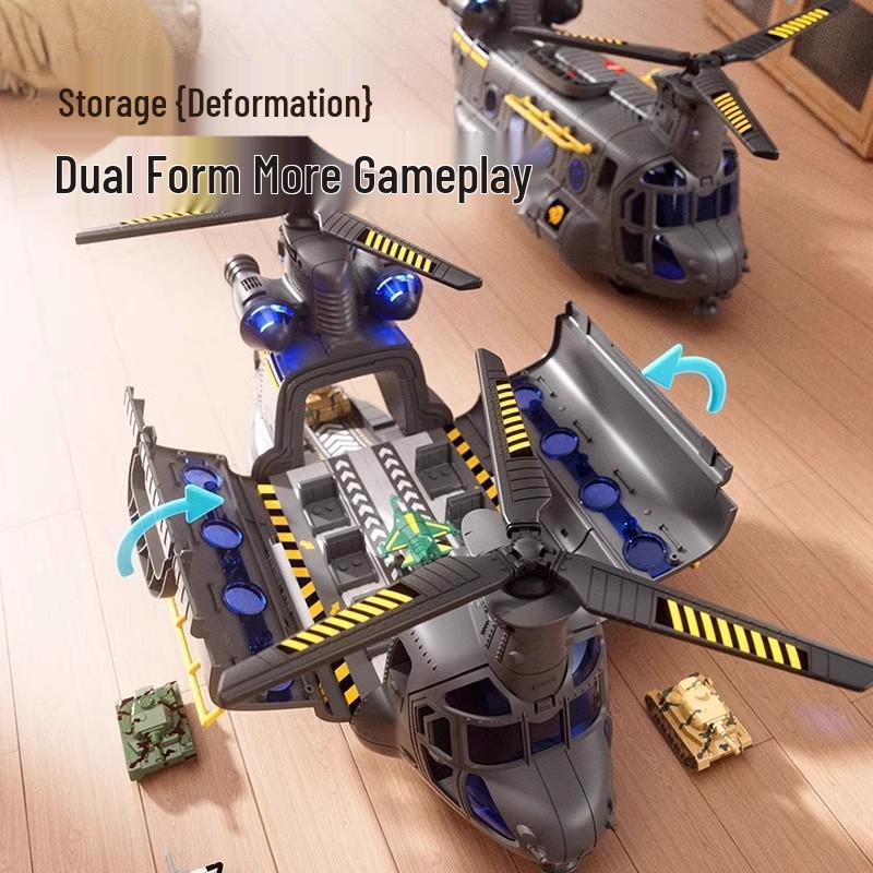 Extra Large Drop-Resistant Alloy Airplane Toy - Inertial Car for Kids Ages 3-6 - Ideal Birthday Gift for Boys