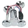 12V/24V 110dB Dual Trumpets Car Air Horn Set For Motorcycle Boat Truck Super Loud Electric Speaker with Wires and Relay