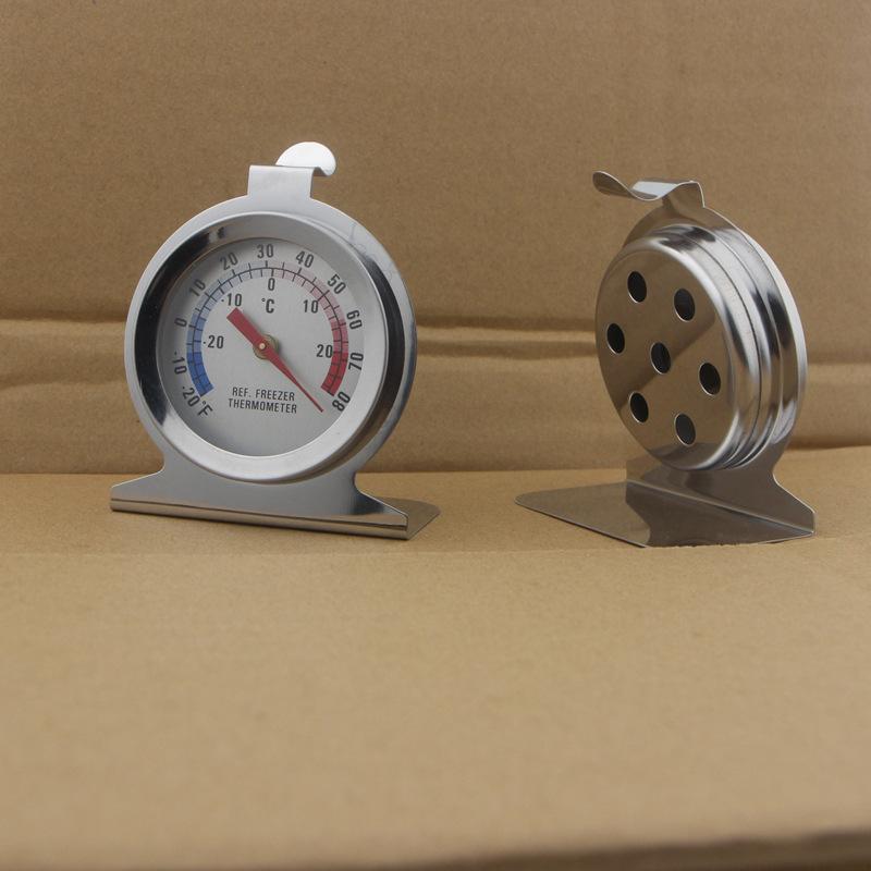 Stainless Steel Fridge and Freezer Thermometer