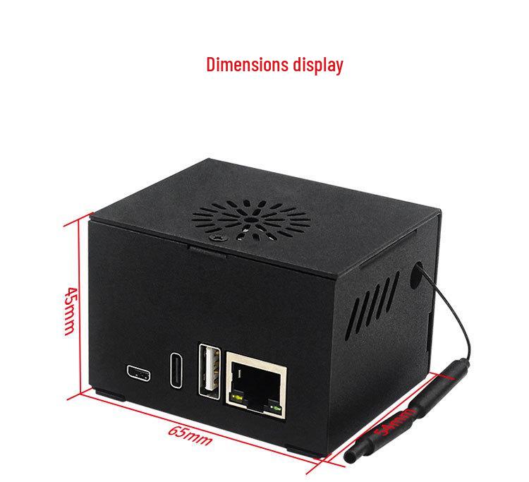 Orange Pi Zero 3 Metal Case with Expansion Slot: Durable Development Board Protective Shell