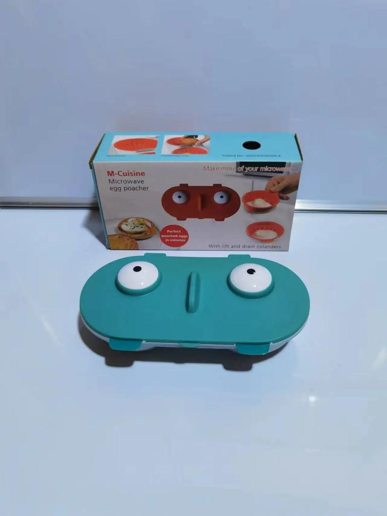 Egg Boiler Silicone Edible Drain Kitchen Steamed Egg Poacher Cooker Food Grade Cookware Double Layer Cup Draining Cooking Tools