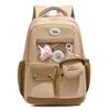 Contrast Color Student Backpack Large Capacity Schoolbag Women's Backpack