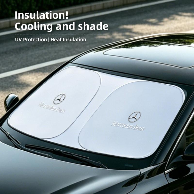Mercedes Benz Car Windshield Sunshade Accessories For Mercedes Benz AMG W203 W206 W220 W205 W211 W212 W201 W168 W169 GLA GLB GLC BM1