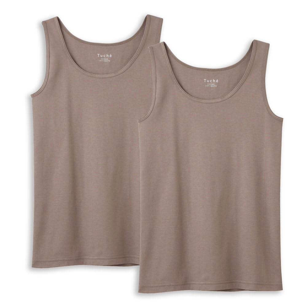 

GUNZE Майка Носимый Туманный Набор от L Tuche, Косметика, 100% Хлопок, TC4054, Женский, Коричневый, 2,