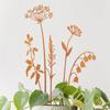 Fashion Rusty Metal Flowers DIY Garden Art Garden Decor Artificial Metal Flowers Wild Flower Bouquets For Spring Farmhouse