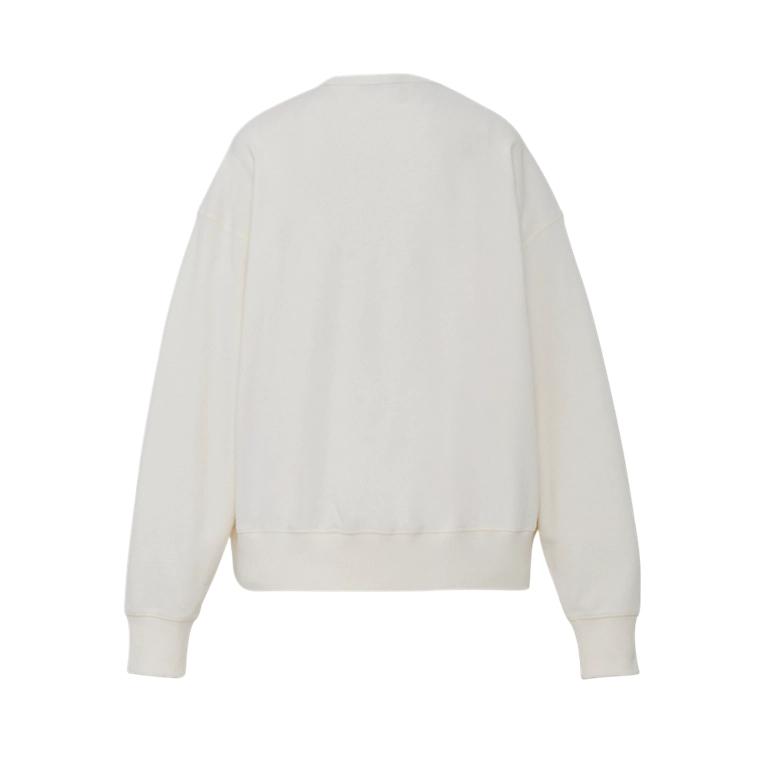 ONITSUKA TIGER Solid Color Round Neck Long Sleeve Pullover Sweatshirt Unisex Sweatshirt 2183B601-700