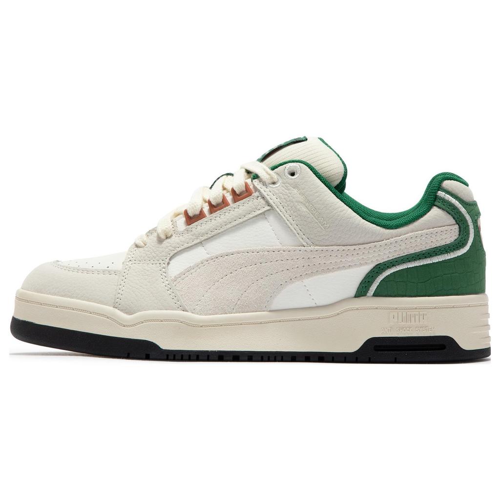 New PUMA Slipstream Lo Fg Warm White Vine Green 389468-01