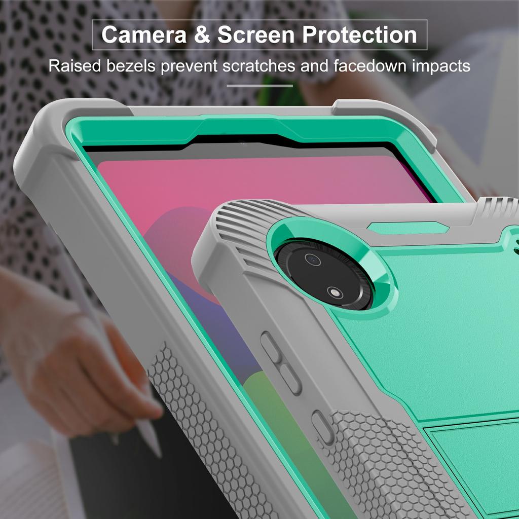 For Xiaomi Redmi Pad SE 4G 8.7 inch Case Silicone+PC Tablet Protective Cover with Kickstand