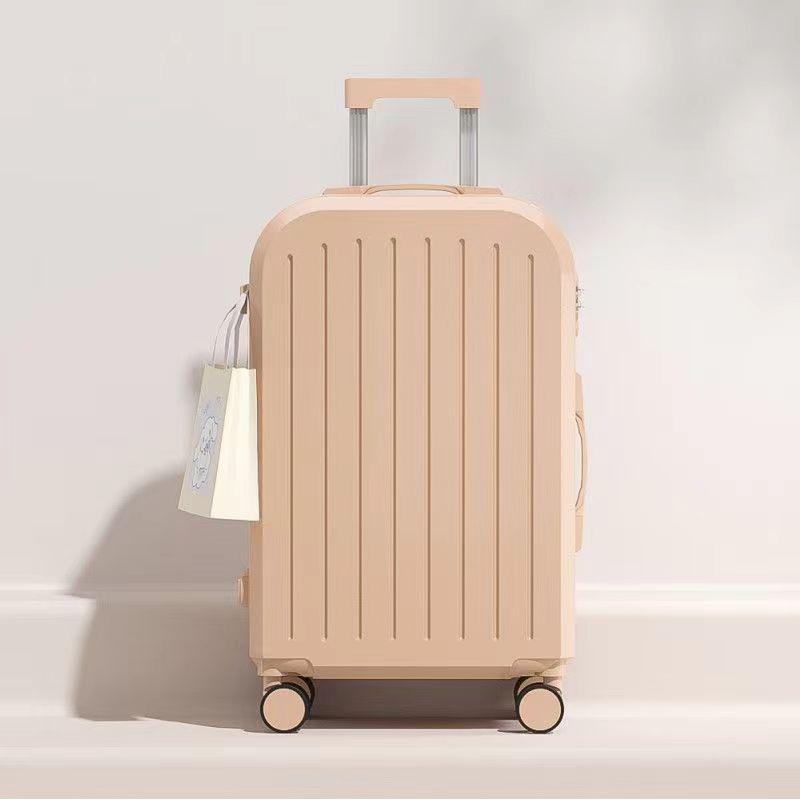 Durable 20-inch Women's & 24-inch Men's Trolley Suitcase: Stylish, Drop-Resistant Travel Luggage for Students