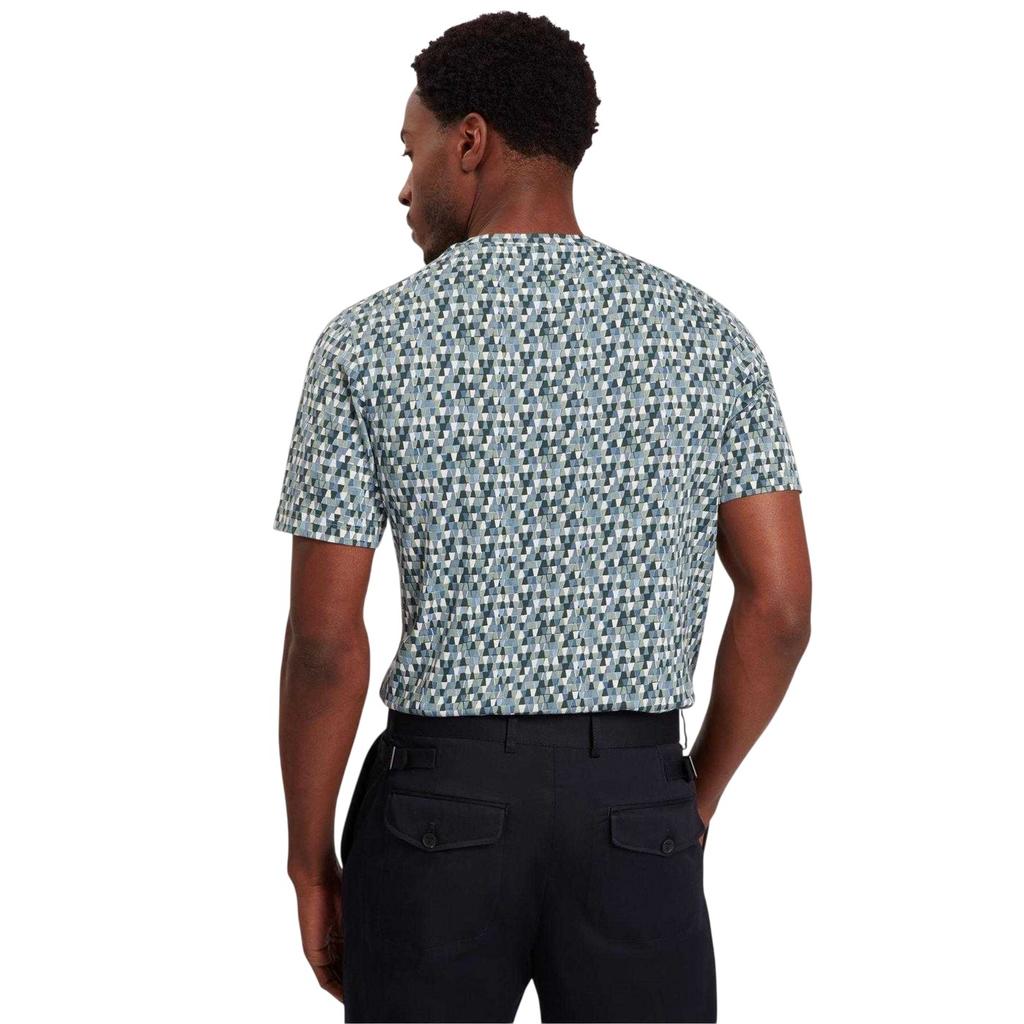 Ted Baker Mens Geo Abstract Regular T-Shirt