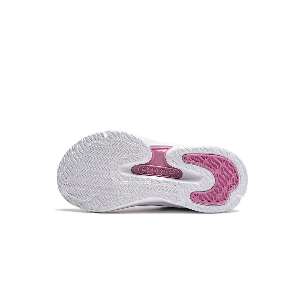 Li Ning Kids Comfortable Versatile Low-Top Casual Shoes Kids sneaker Pink YKNU068-4