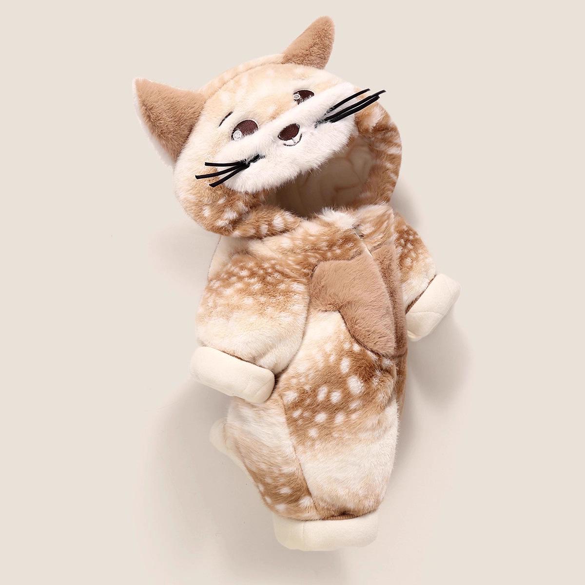 

Children s Quilted Cotton Coat with Fleece Lining: Winter Jacket for Boys & Girls, Baby Thickened Sweater 66 cm