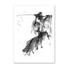 Japanese Minimalist Black Shotokan Samurai Karate Art Ink Canvas Painting Posters and Prints Wall Pictures for Living Room Decor