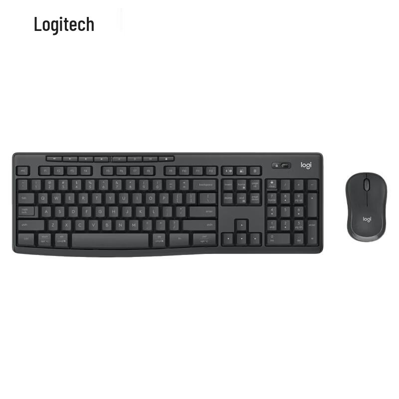 

Logitech MK370 Wireless Full-Size Keyboard and Silent Mouse Combo