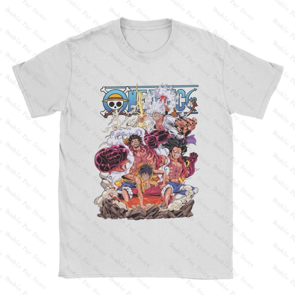 

One Piece Luffy Wanted Bounty Nika Gear 5 4th Yonko Unisexs TShirt Unisex Cotton Tops Funny Crewneck Short Sleeve Women tshirts S