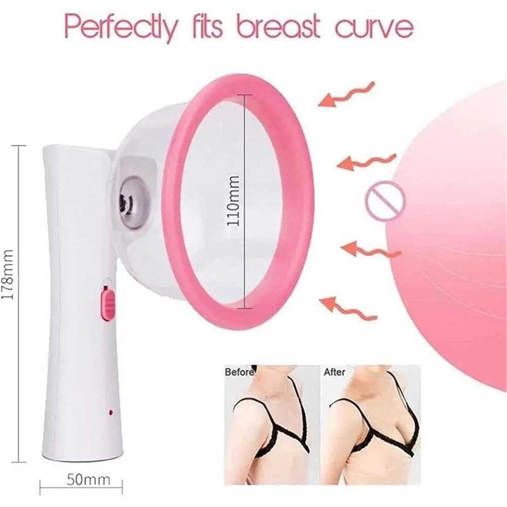Mini Electric Breast Massage Device, Breast Cupping Machine, Electric Suction Cup Massage Device, Multi-function Beauty Instrument
