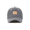 VARZAR VA Square Pigment Label Ball Cap Black