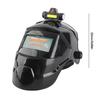 Automatic Dimming Welding Facemask Large View True Color Auto Darkening Welding Facemask 130℃ High Temperature Resistant