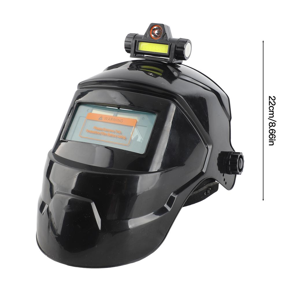Automatic Dimming Welding Facemask Large View True Color Auto Darkening Welding Facemask 130℃ High Temperature Resistant
