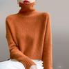Maglione Lavorato a Maglia Ispessito Autunno Inverno Largo Manica Lunga Dolcevita Pullover Donna Elegante Caldo Abbigliamento Casual