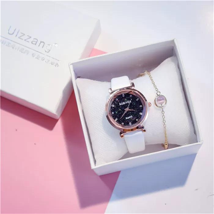Starry sky watch women's fashion trend retro atmospheric ins style Korean version simple temperament girl student