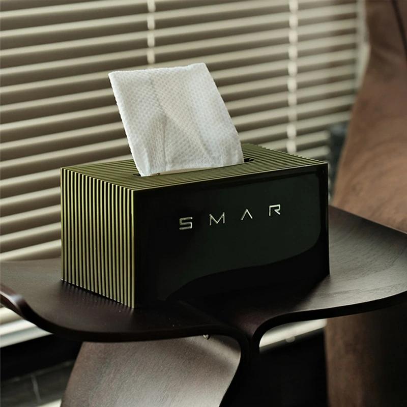 

Simple Modern Nordic Tissue Boxes Luxury Creative Living Room Kitchen Table Tissue Boxes Paper Storage Organizer Box Home Decor зелёный