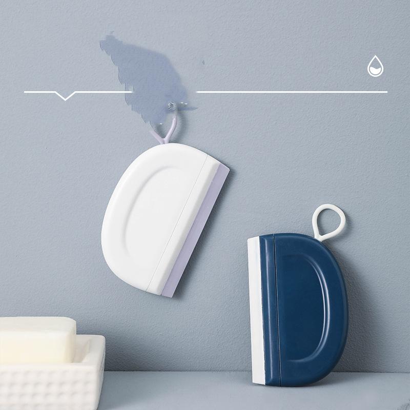 

Wiper Маленький Wiper Ванная комната Стекло Артефакт Чистка Инструмент Ванная комната Раковина Мини Wiper синий