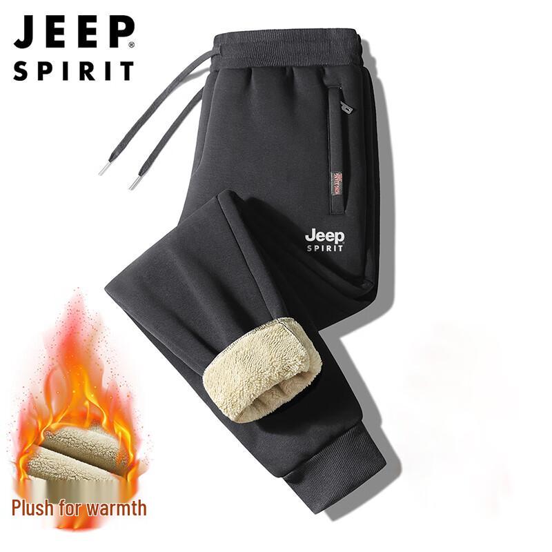 JEEP SPIRIT Men's Fleece-Lined Joggers