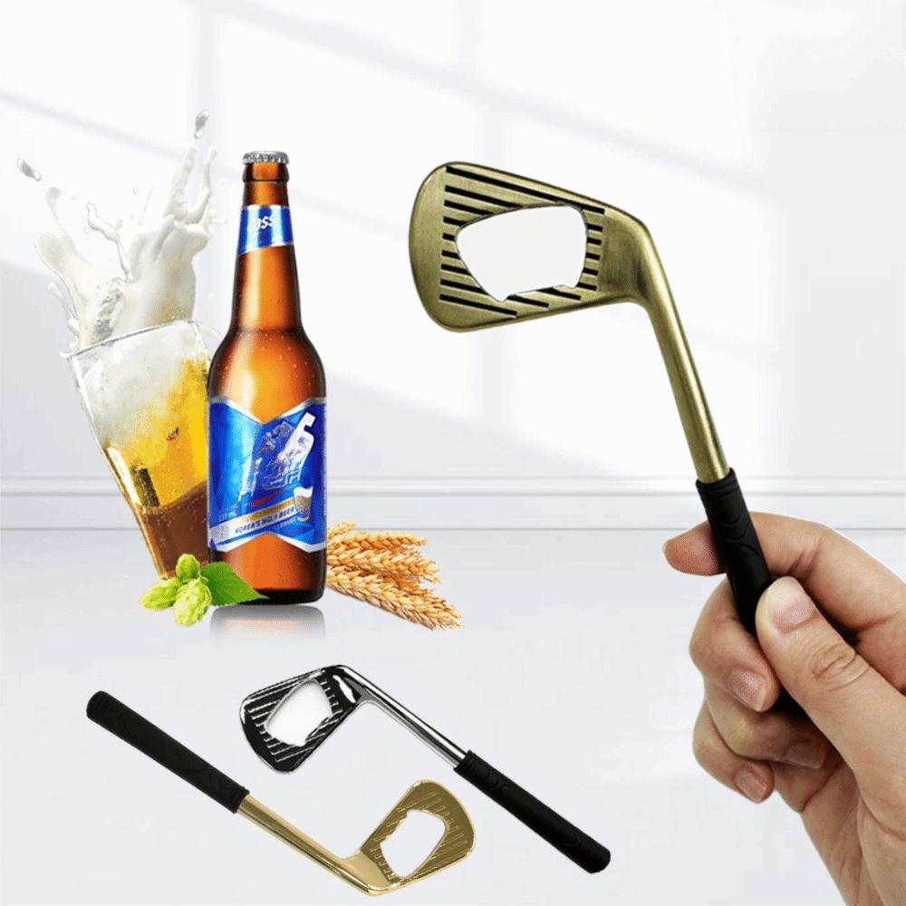 Zinc Zinc Zinc Alloy Golf Club Bottle Opener Non-deformable Bottle Cap Remover Brassie Bottle Opener Gift