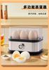 200W Power Eggs Boiler Space Saving Auto Shut-Off Smart Egg Cooker 6 Eggs Capacity Stainless Steel Rapid Egg Cooker