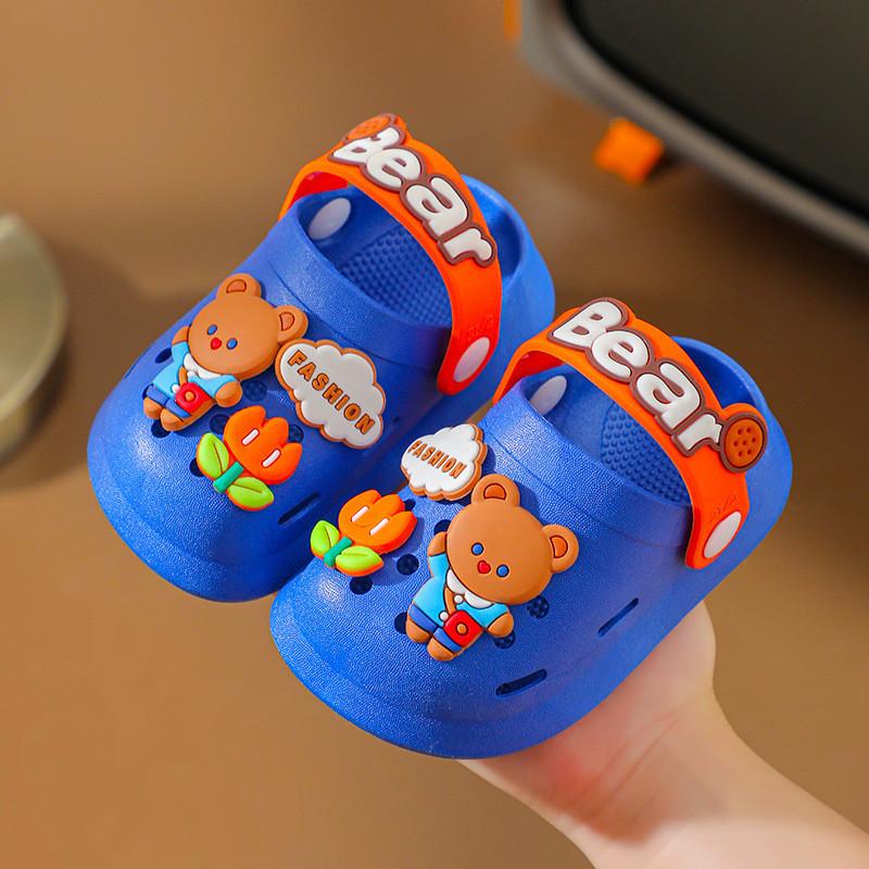 Cartoon Beach Sandals For Toddlers With Non Slip Pvc Sole For Kids