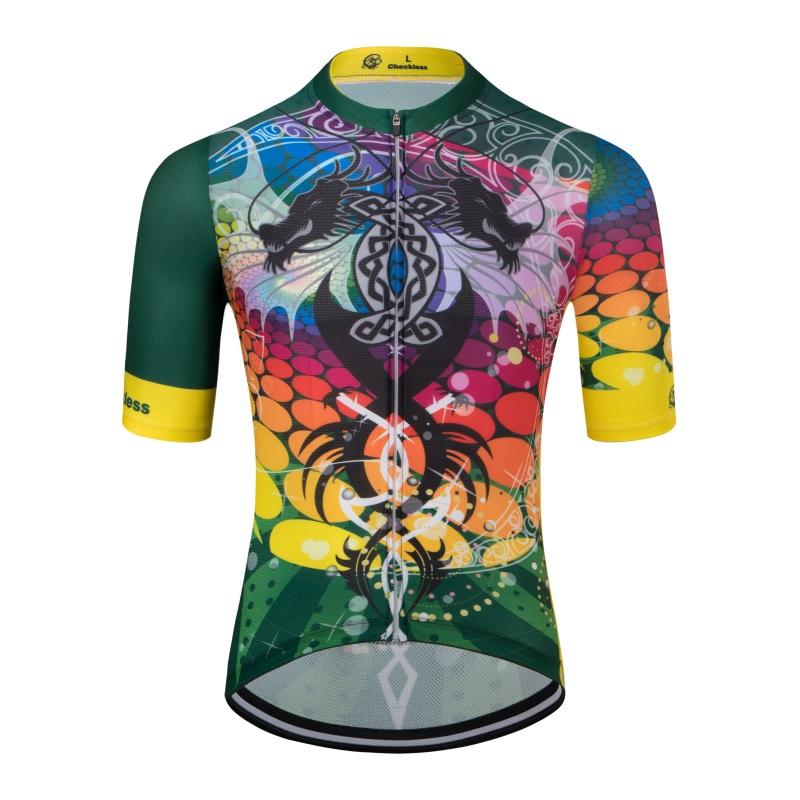2023 New Short Sleeve Cycling Suit High Elasticity Quick Drying Road Bike Men's Summer Breathable Top