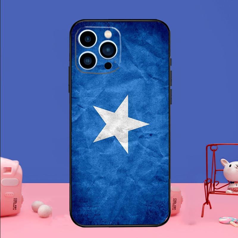 

Somali Somalia National Flag Phone Case For iPhone 17 16 14 13 12 11 15 Pro Max mini 15 16 Plus 16e 17 Air Bumper Cover iPhone 15