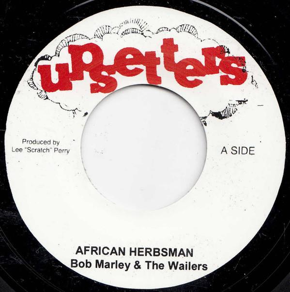 

7inch Record BOB MARLEY THE WAILERS African Herbsman NONE Upsetters 2015 UK Reggae Ska Dub Used