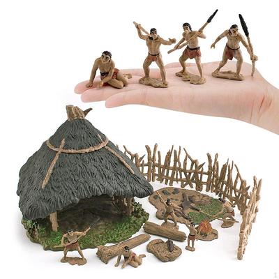 Primitive Menschen Statue Figuren Niedlich Original Menschliches Leben Ausstellung Handwerk Kleine Skulptur für Regal