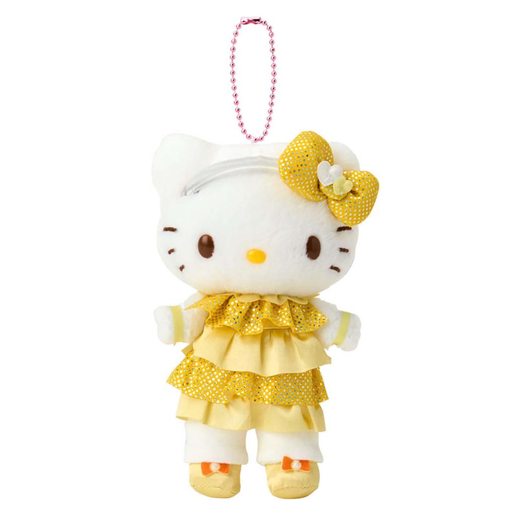 Sanrio Oshare Majo Love and Berry Mascot Holder (Canary Dress) Hello Kitty (Ages 6+) 650251