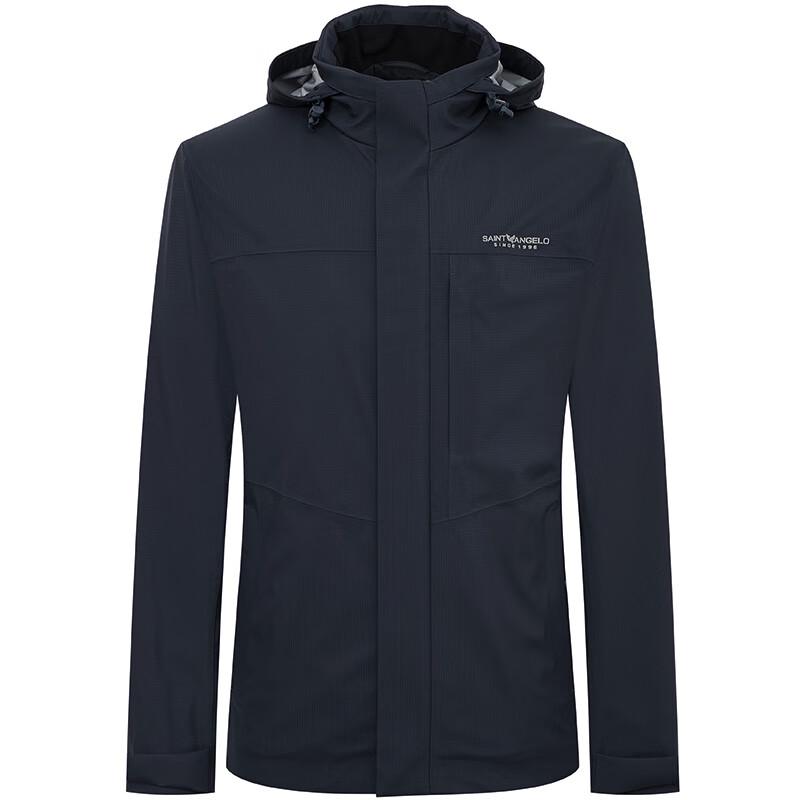 Baoxiniao Men's Business Casual Light Outdoor Stand Collar Hooded Jacket