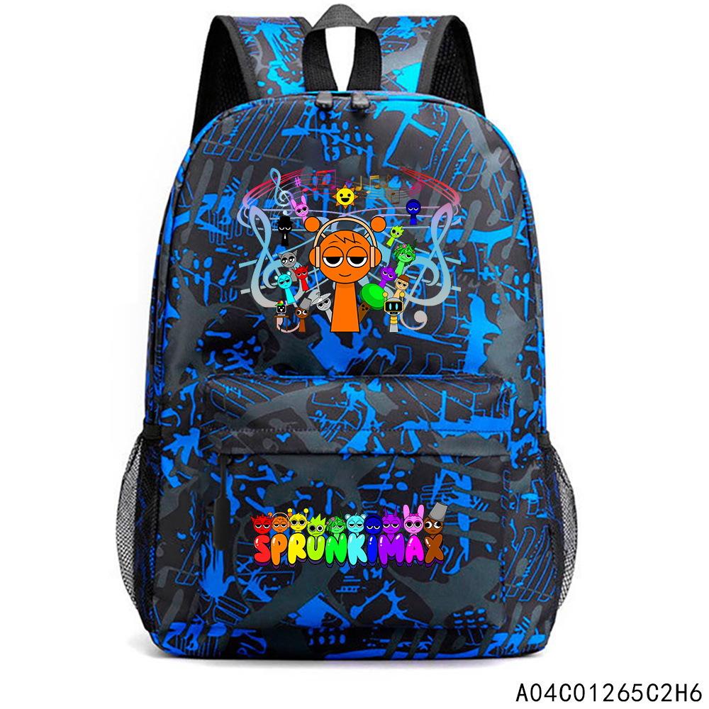 Rhythmus Box Cartoon Grundschultasche Klassen 1-6 Rucksack Leicht Großes Fassungsvermögen Verschleißfest Kinder-Schultasche
