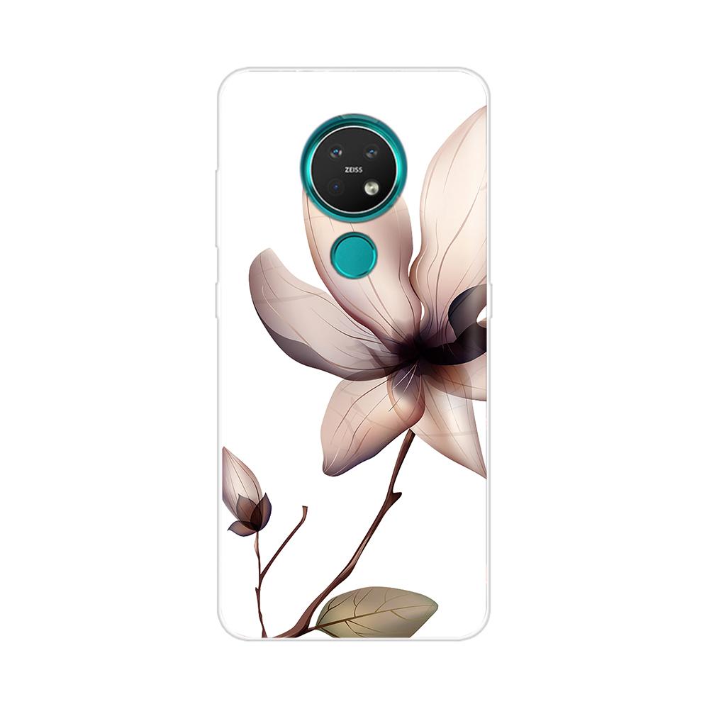 For Nokia 3.4 Back Cover Silicone Phone Case for Nokia 3.4 2020 Case 6.39 Inch Flower Funda Coque Capa Bumper Protect Shell Bag